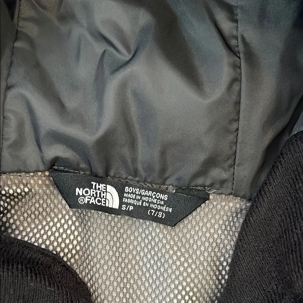 The North Face Black and Dark Gray Hooded Jacket